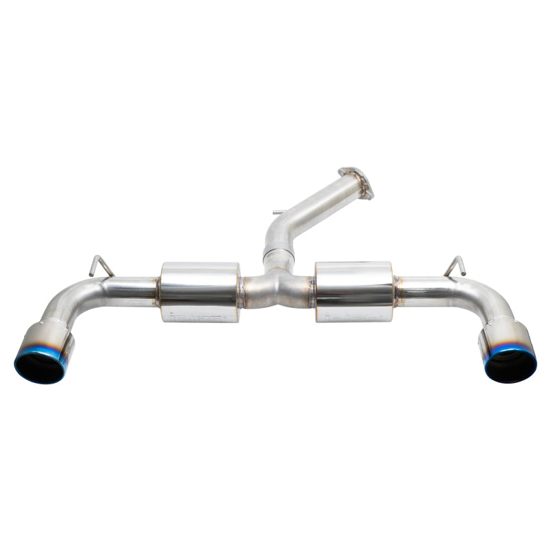 Injen 19-22 Hyundai Veloster N L4 2.0L Turbo Performance SS Axle Back Exhaust System - Burnt Ti Tips SES1343ABTT SES1343ABTT Photo - Unmounted