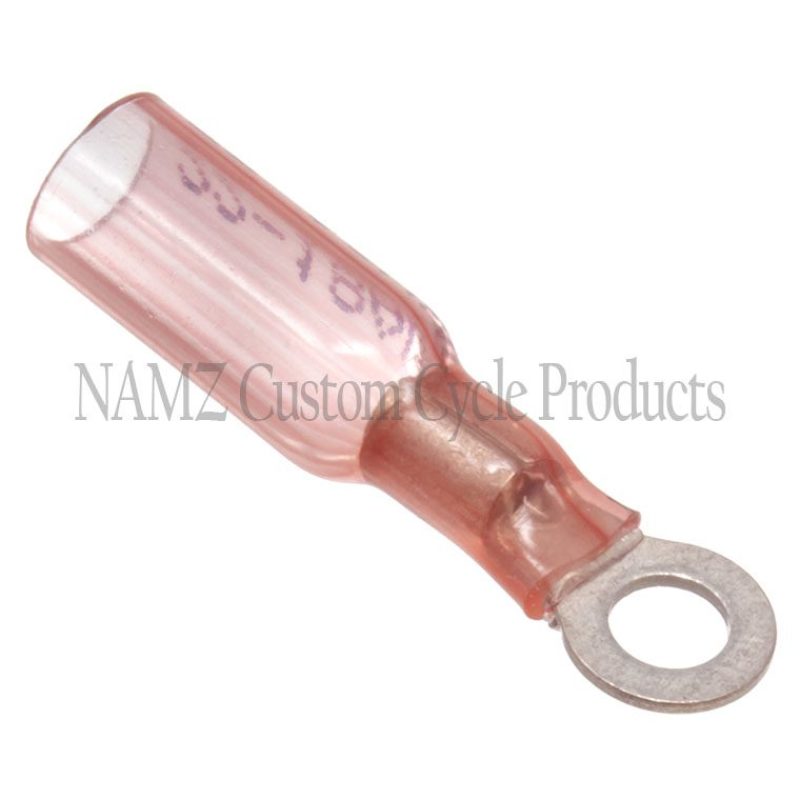 NAMZ Heat Sealable No.8 Ring Terminals 22-18g (25 Pack) NIS-19164-0086 NIS-19164-0086 Photo - Primary