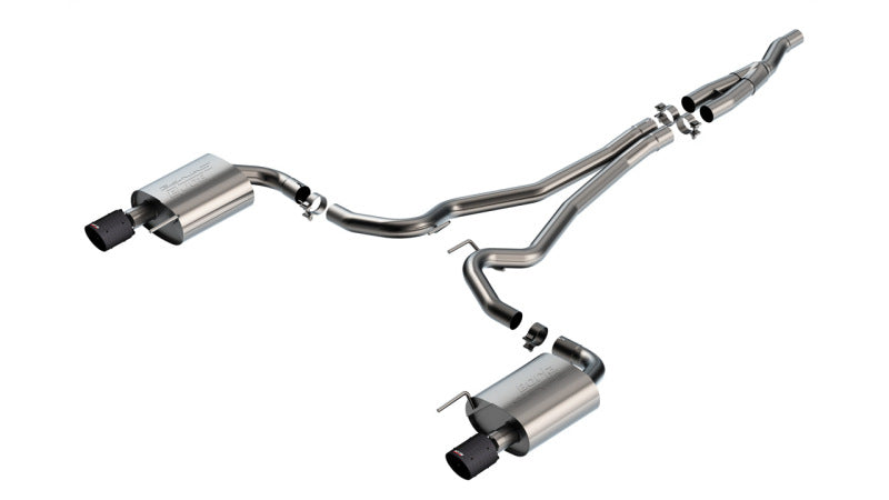Borla 2024 Ford Mustang 2.3L Ecoboost 2.50 S-TYPE CFBA Catback Exhaust - Non-Active 140979CFBA 140979CFBA Photo - Primary