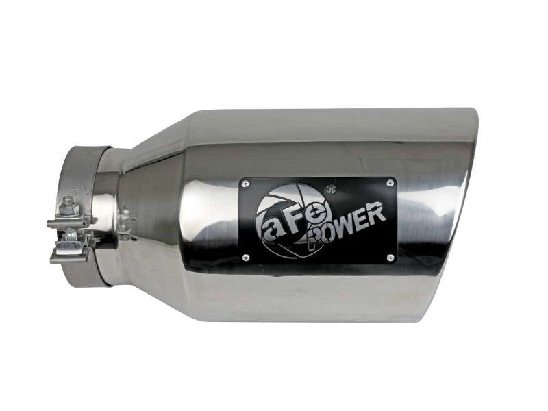 aFe Power Universal 5in Inlet 8in Outet MACH Force-XP Clamp-On Exhaust Tip - Polished 49T50801-P15 49T50801-P15 Photo - Unmounted