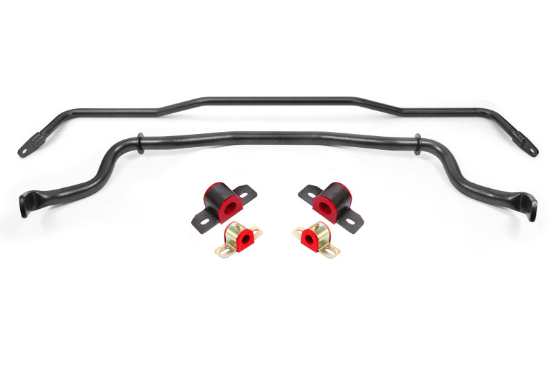 BMR Suspension BMR 15-22 S550 Mustang Sway Bar Kit with Bushings Front and Rear Black Hammertone SB760H SB760H Photo - Primary