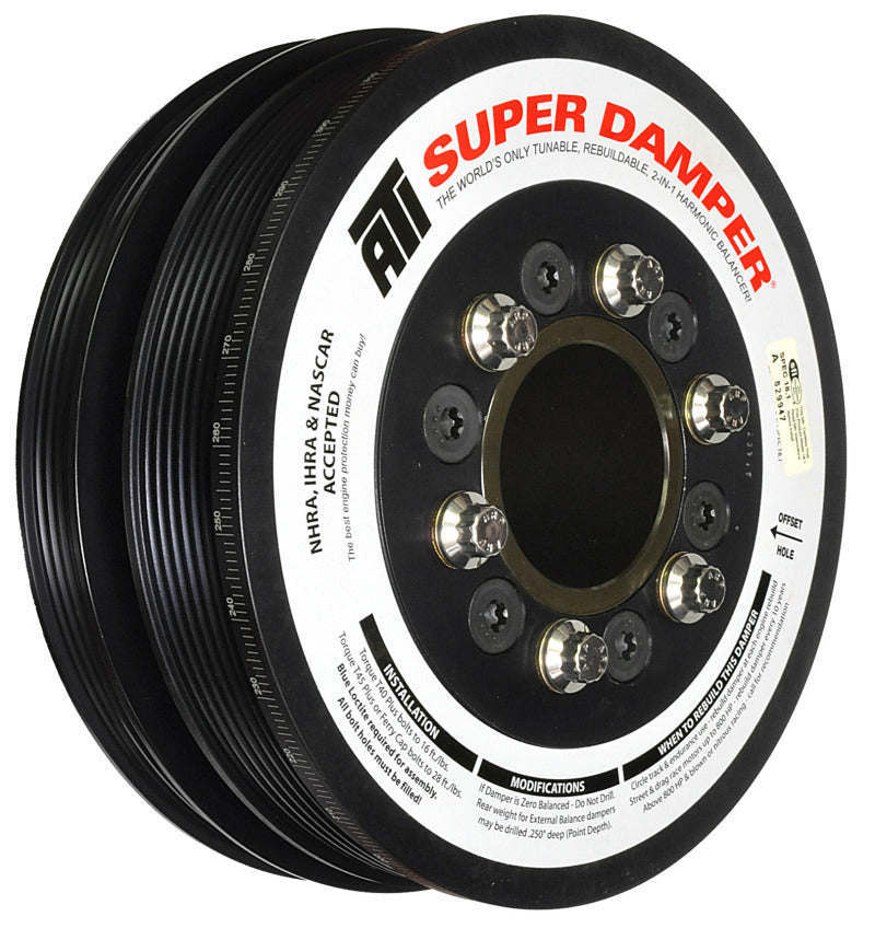 ATI Damper - 7.48in - Alum - 6/4 Grv - LS3 Camaro - 10-15 - Gen 3 Vortec Truck - 6 Bolt - LS ATI918635 ATI918635 User 1