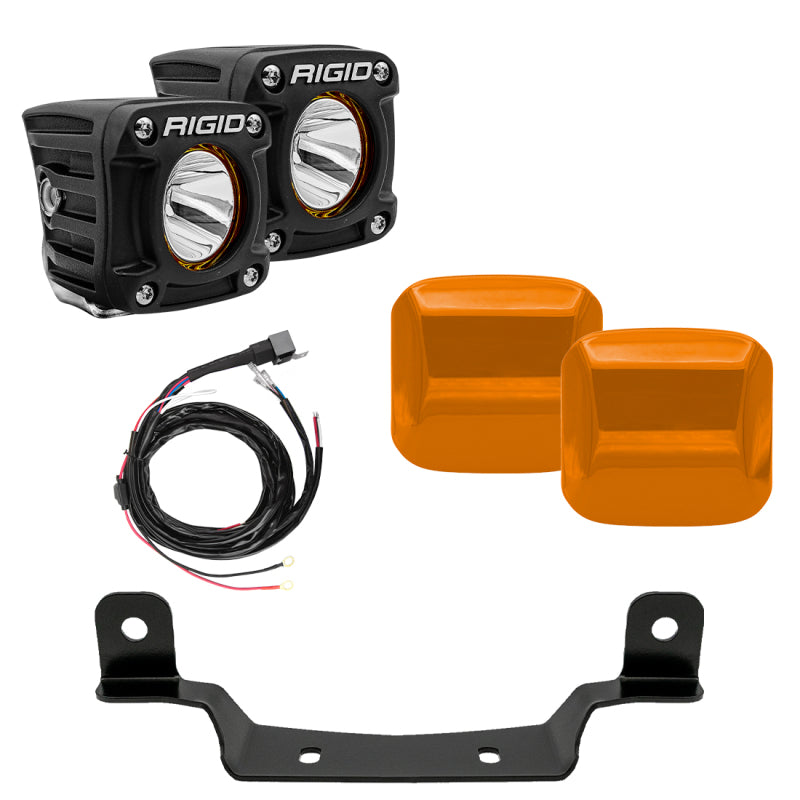Rigid Industries 2017+ Polaris Pro R/Turbo R Revolve Grille Light Kit 41669 41669 Photo - Primary