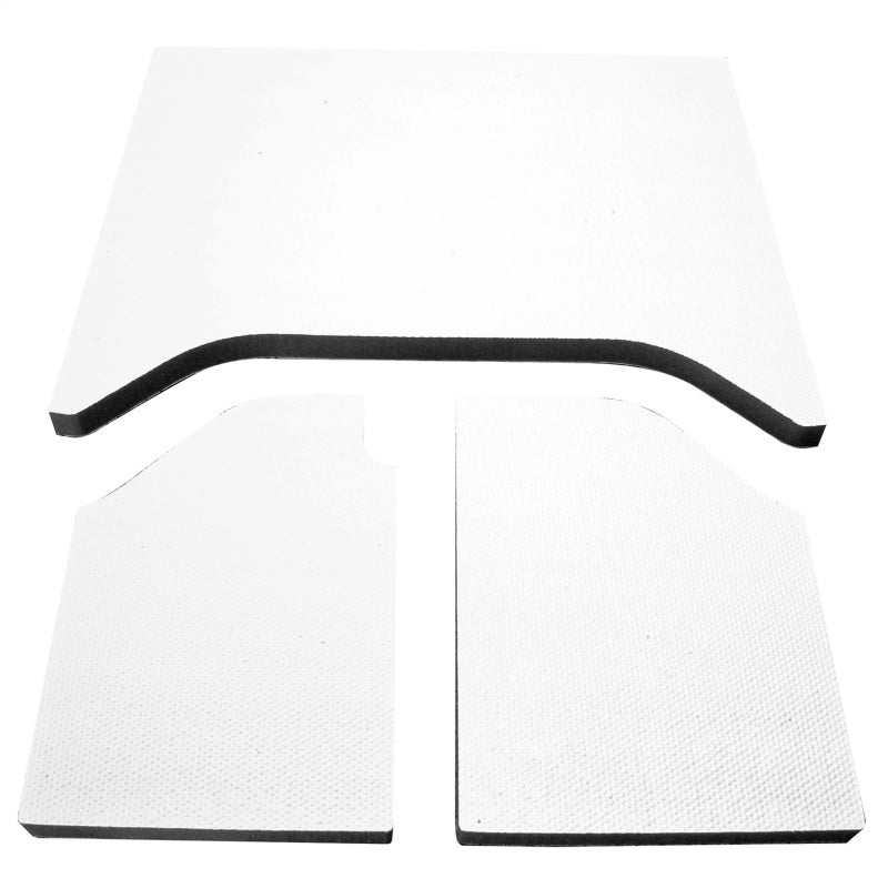 DEI 07-10 Jeep Wrangler JK 2-Door Boom Mat Headliner - 3 Piece - White 50136 50136 Photo - Primary