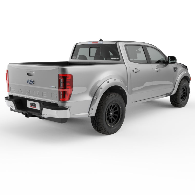 EGR 19-22 Ford Ranger Painted To Code Ingot Traditional Bolt-On Look Fender Flares Silver Set Of 4 793554-UX 793554-UX Photo - Mounted