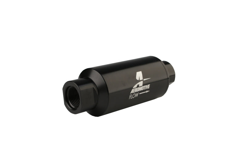 Aeromotive 10 Micron, ORB-10 Black Fuel Filter 12321 Photo - out of package