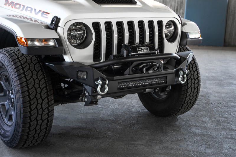 DV8 Offroad 18-23 Jeep Wrangler JL / 20-23 Jeep Gladiator JT FS-7 Mid-Width Winch Front Bumper FBJL-07 FBJL-07 Photo - Unmounted