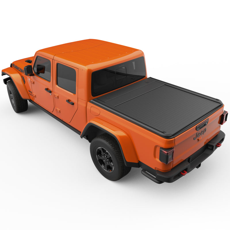 EGR 20-23 Jeep Gladiator Sport Overland Rubicon Sport S Retractable Bed Cover RT039031E RT039031E Photo - Mounted