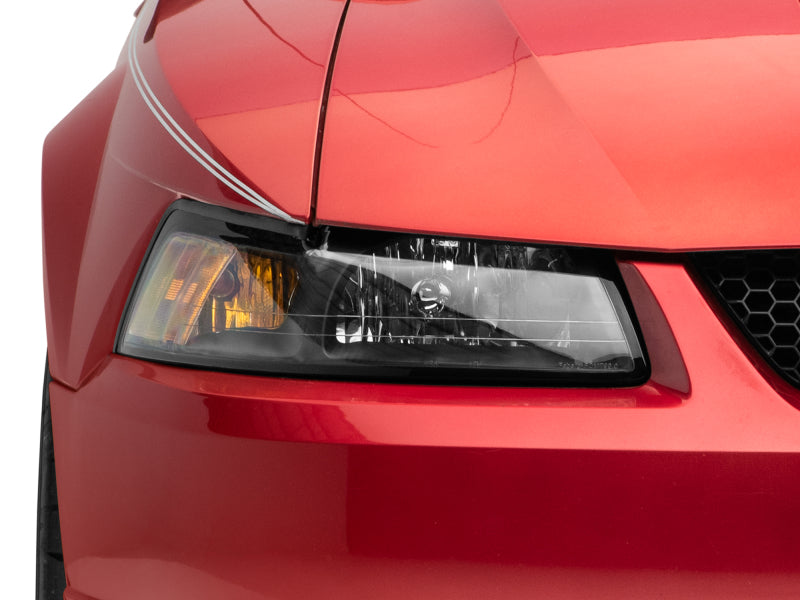 Raxiom 99-04 Mustang Axial Series OEM Style Replacement Headlights- Black Housing (Clear Lens) 413419 413419 Photo - Close Up