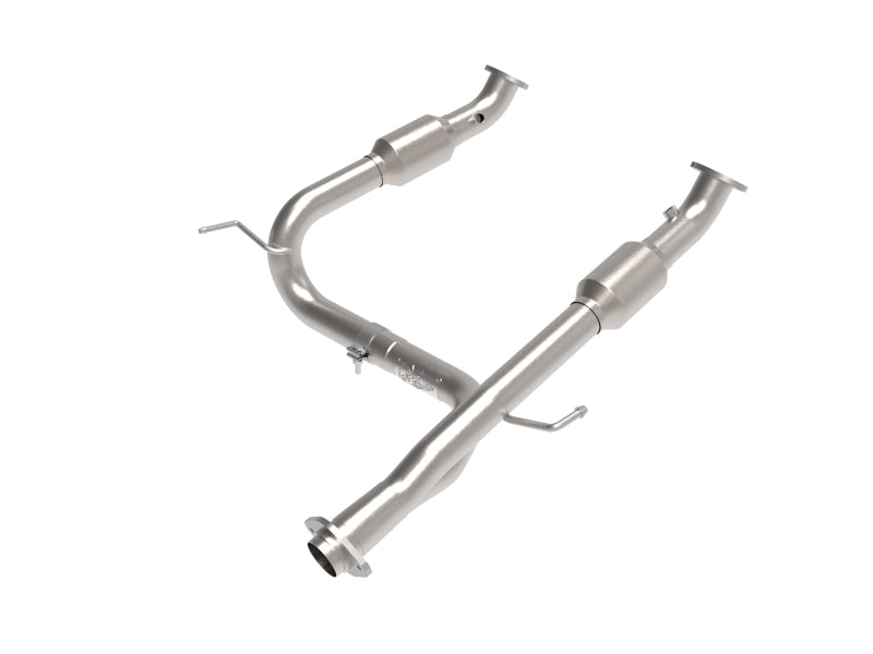 aFe Toyota Tacoma 05-15 V6-4.0L Twisted Steel Y-Pipe w/ Cat 48-46006-RC 48-46006-RC Photo - Primary