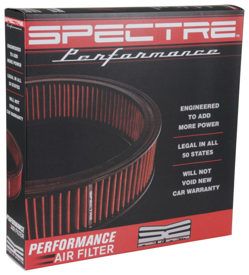 Spectre 1985 Cadillac Seville 5.7L V8 DSL Air Filter 14in. X 3in. - Red HPR0136 HPR0136 Photo - in package