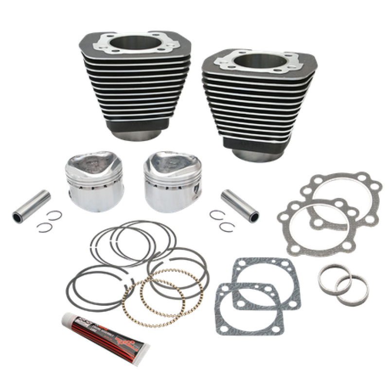 S&S Cycle 84-99 BT w/ Super Stock Heads 89in 3-1/2in Bore Cylinder and Piston Kit 91-7715 91-7715 User 1