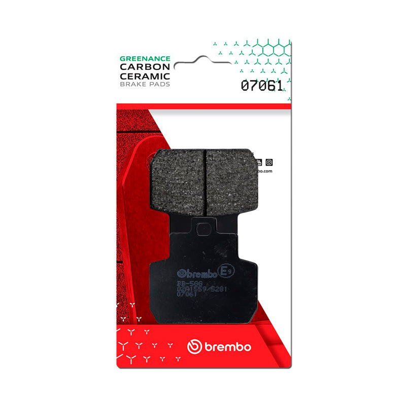 Brembo OE Gilera Fuoco/Piaggio X8/Piaggio X9 Carbon Ceramic Brake Pad - Rear 07061 07061 User 1