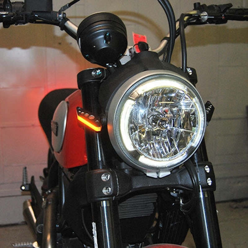 New Rage Cycles 15-24 Ducati Scrambler Front Turn Signals SCRAMBLER-FB SCRAMBLER-FB Photo - Primary
