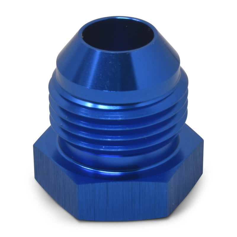 Russell -6 AN Flare Plug Adapters (Blue Finish) 660190 Photo - out of package