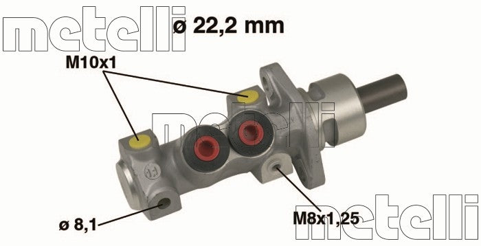 METELLI Brake Master Cylinder 05-0489