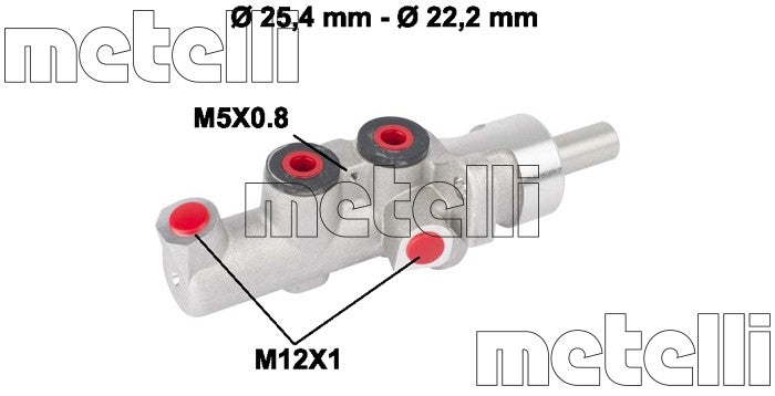 METELLI Brake Master Cylinder 05-0662