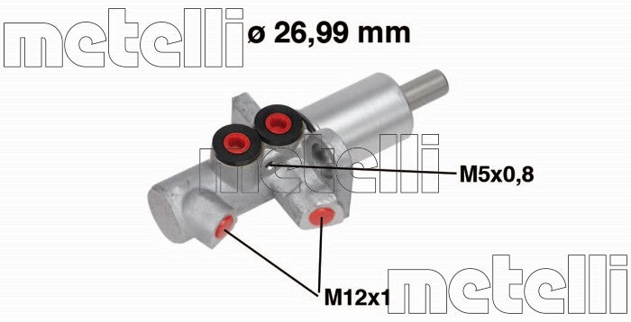METELLI Brake Master Cylinder 05-0733