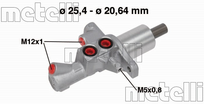 METELLI Brake Master Cylinder 05-0748