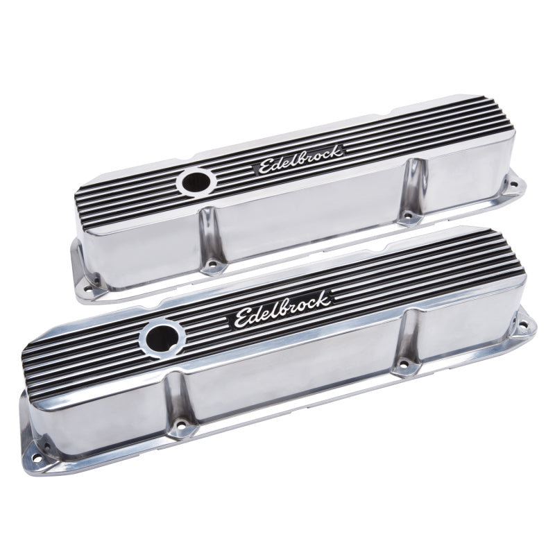 Edelbrock Valve Cover, Elite II, Chrysler, 383-440 Big Block V8, Polished 4276 Photo - out of package