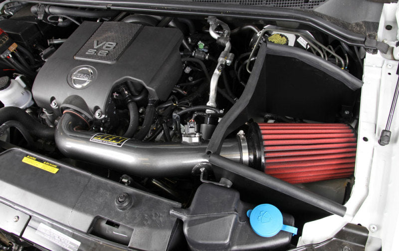 AEM Induction AEM 04-08 Nissan Armada Silver Brute Force Air Intake 21-8502DC 21-8502DC Photo - Mounted
