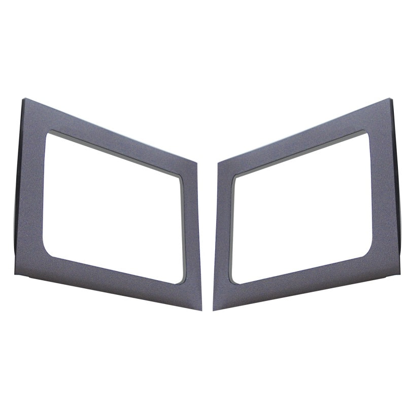DEI 11-18 Jeep Wrangler JK 4-Door Boom Mat Rear Side Window Trim - 2 Piece - Gray 50150 50150 Photo - Primary