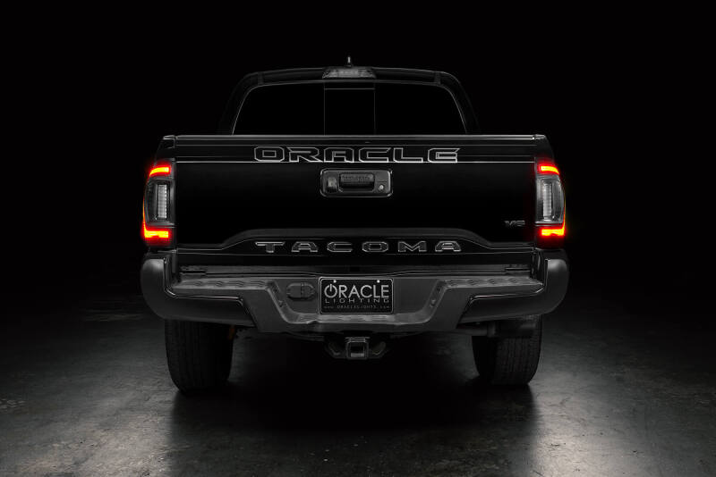 ORACLE Lighting 16-23 Gen 3 Toyota Tacoma Black Series Flush Style LED Tail Lights 5911-504-T 5911-504-T Photo - lifestyle view