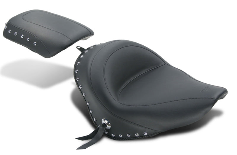 Mustang Motorcycle Mustang 06-17 Harley Softail Wide Tire (200mm) Standard Touring Solo Seat w/Studs - Black 76240 76240 Photo - Primary