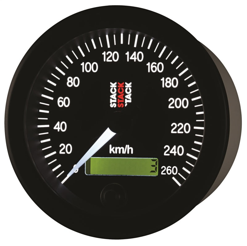 Autometer Stack 88mm 0-260 KM/H Electronic Speedometer - Black ST3802 ST3802 User 3