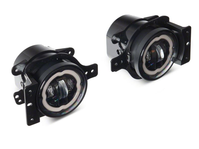 Raxiom 18-23 Jeep Wrangler JL Axial Series Angel Eye LED Fog Lights J177415 J177415 Photo - Close Up