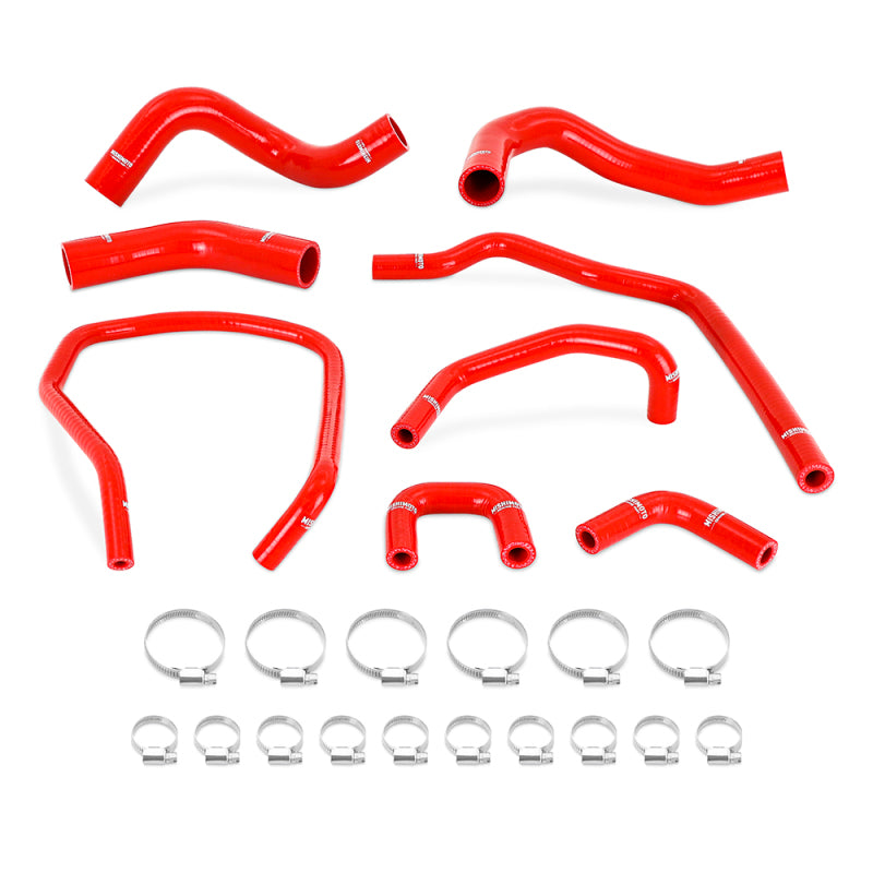Mishimoto 04-10 Infiniti QX56 / 04-14 Titan Silicone Coolant Hose Kit - Red MMHOSE-TTN-04RD MMHOSE-TTN-04RD Photo - Primary