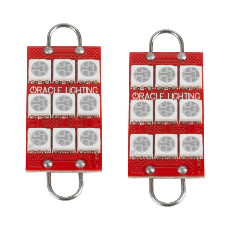 ORACLE Lighting Oracle 44MM 6 LED 3 Chip - Loop Festoon Bulbs (Pair) - Red 5209-003 5209-003 Photo - Close Up