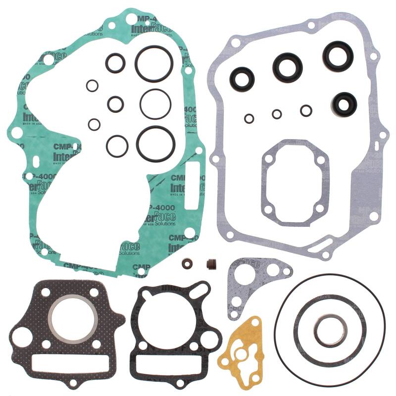 Vertex Pistons Vertex Gaskets 04-22 Honda CRF50F Complete Gasket Kit w/ Oil Seals 811209 811209 Photo - Primary