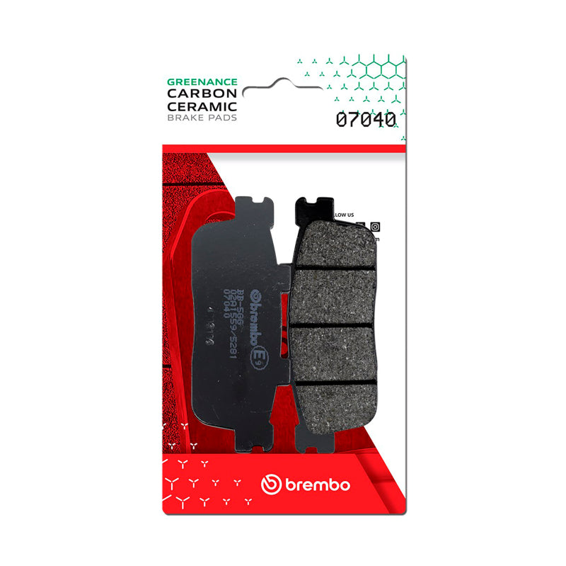 Brembo OE SYM Gts/SYM Wolf/SYM CruiSYM/TGB X-Motion Carbon Ceramic Brake Pad - Rear 07040 07040 User 1