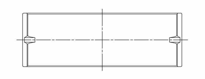 ACL Ford Duratorq 2.0L2.2L2.4L Diesel RACE Series Engine Crankshaft Main Bearing Set 5M2276H-.25 5M2276H-.25 Technical Drawing