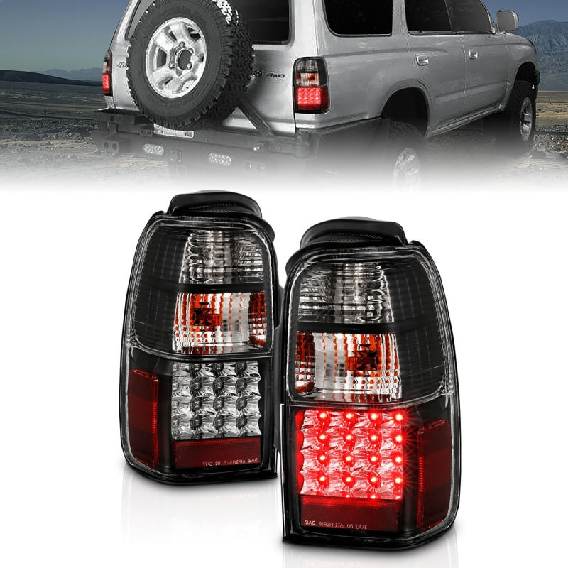 Anzo 2001-2002 Toyota 4 Runner LED Tail lights Black 311099 Photo - Primary