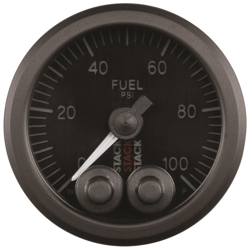 Autometer Stack Instruments Pro Control 52mm 0-100 PSI Fuel Pressure Gauge - Black (1/8in NPTF Male) ST3506 ST3506 User 2