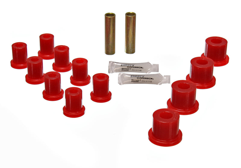 Energy Suspension Leaf Spring Bushing Set Red Jeep CJ5 All 1976-1983 2.2116R Photo - Primary