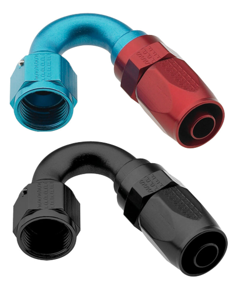 Fragola -6AN Pro-Flow x 150 Degree 3/8 EFI Quick Disconnect Hose End - Black 231506B-6QD 231506B-6QD Photo - Primary