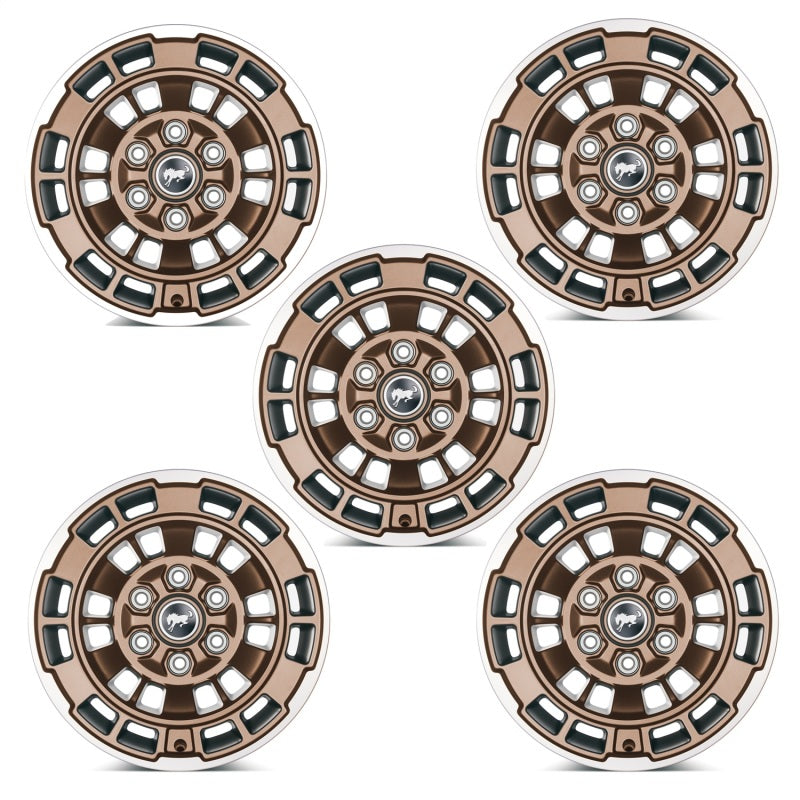 Ford Racing 21-23 Bronco 17x8.5 Wheel Kit - Sinister Bronze M-1007K-P1785BRN M-1007K-P1785BRN Photo - Primary