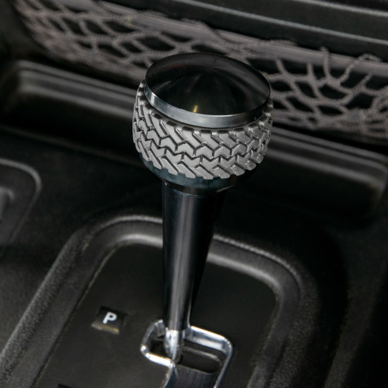 DV8 Offroad 2011-2018 Jeep JK Shift Knob Automatic Black D-JP-181113-BK D-JP-181113-BK Photo - Mounted