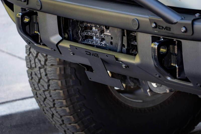 DV8 Offroad 21-22 Ford Bronco Factory Front Bumper Licence Relocation Bracket - Front LPBR-01 LPBR-01 User 2