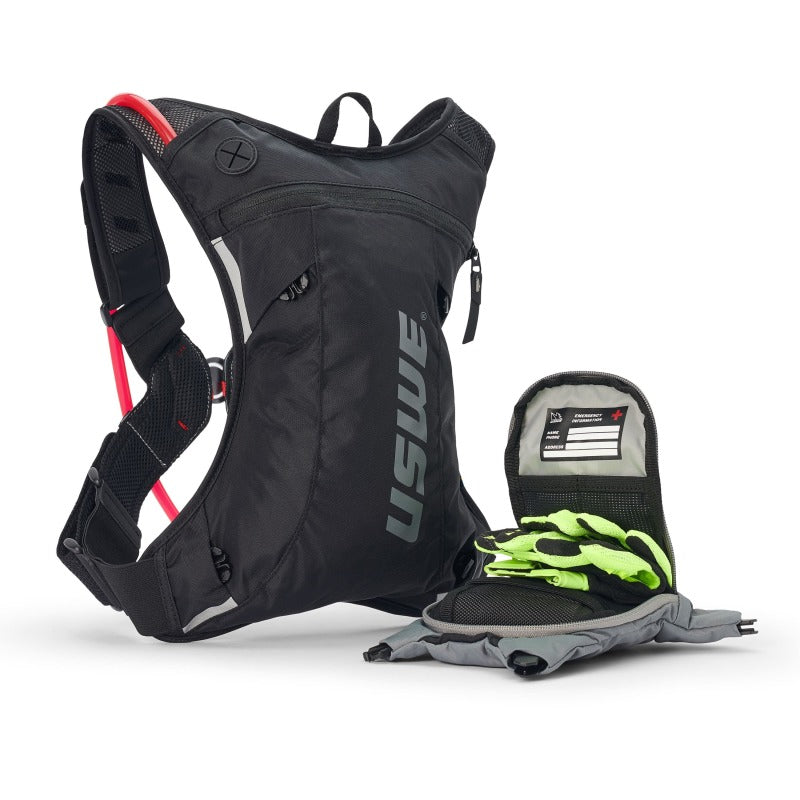 USWE Moto Hydro Hydration Pack 3L - Carbon Black/Grey 2033401 2033401 Photo - Primary