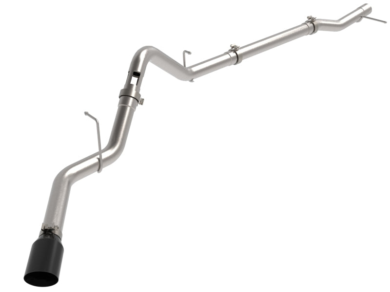 aFe 23-23 GM Trucks L6-3.0L (td) LZ0 Large Bore-HD 3 IN 409 SS Back Exhaust System w/Black Tip 49-44144-B 49-44144-B Photo - Primary