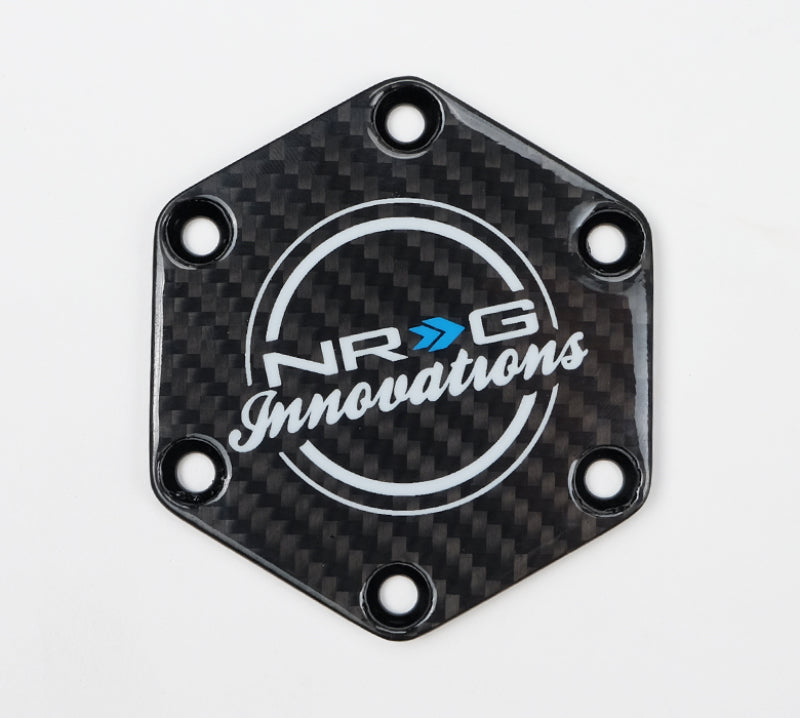 NRG Carbon Fiber Horn Delete Button Circular Logo Front/ Back STR-640CF STR-640CF Photo - Primary