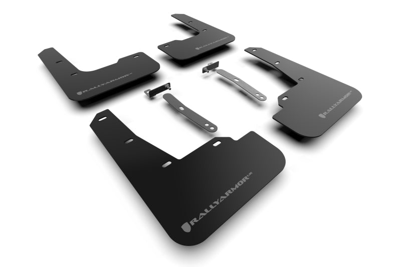 Rally Armor 2022 Hyundai Elantra N & N Line Black Mud Flap w/ Grey Logo MF79-UR-BLK-GRY MF79-UR-BLK-GRY Photo - Primary