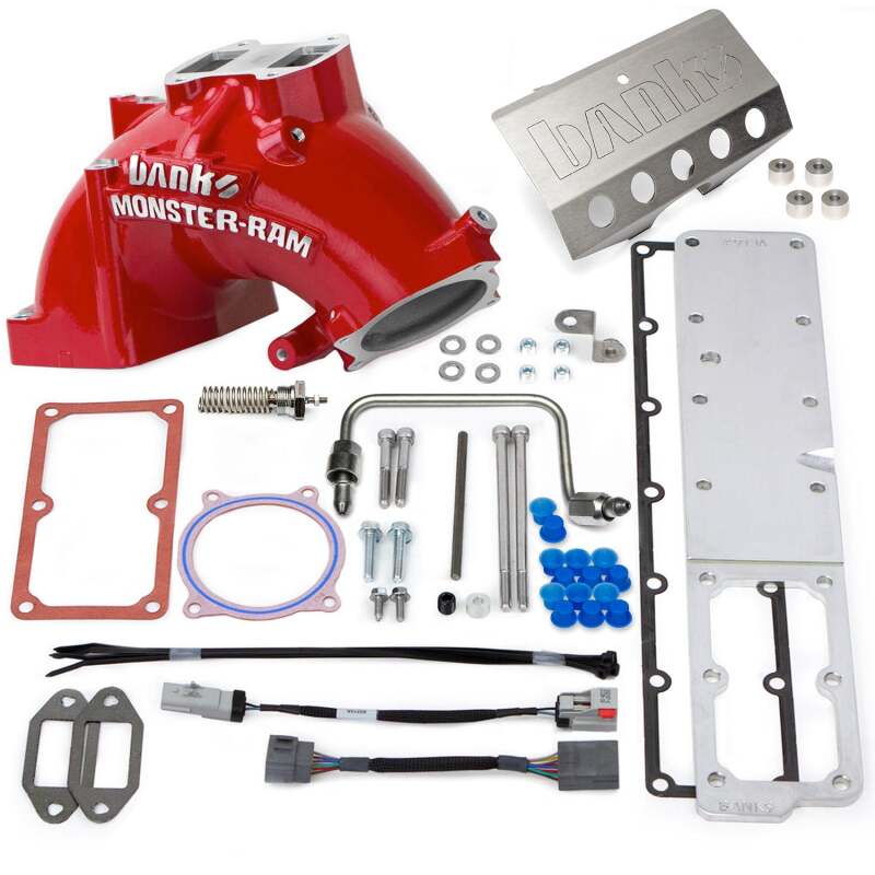 Banks Power 2007.5-2012 Ram 6.7L Monster-Ram Intake System Gen-2 w/Fuel Line - Red w/Heater System 42797-PC 42797-PC User 1