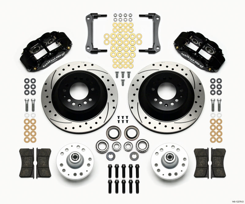 Wilwood FNSL6R Front Hub & 1PC Rtr Kit, 12.88", Dril, 70-78 Camaro 140-12278-D Photo - Primary