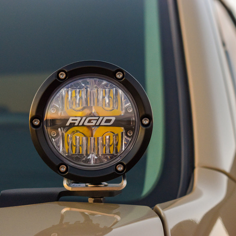 Rigid Industries 14-20 Toyota Tundra A-Pillar Mount (Fits 360-Series, D-Series, D-SS) 46701 46701 Photo - Mounted