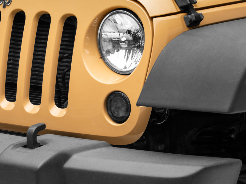 Raxiom 07-18 Jeep Wrangler JK Axial Series LED Turn Signals w/ Halo (Smoked) J127017 J127017 Photo - Primary